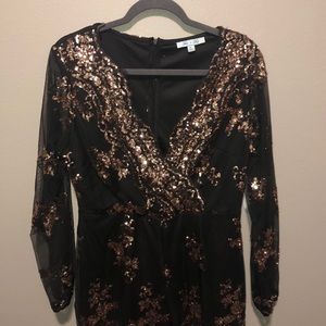 Romper, glitter/sparkly She+Sky